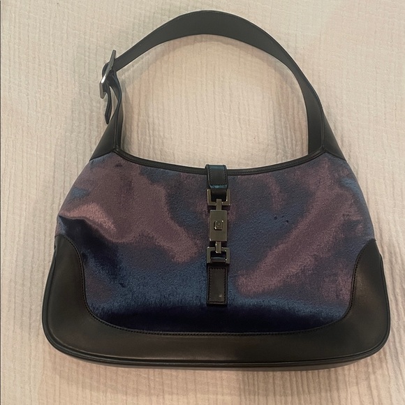 Gucci-Early 2000s Tom Ford
Purple Velvet & Black Leather - Picture 1 of 6